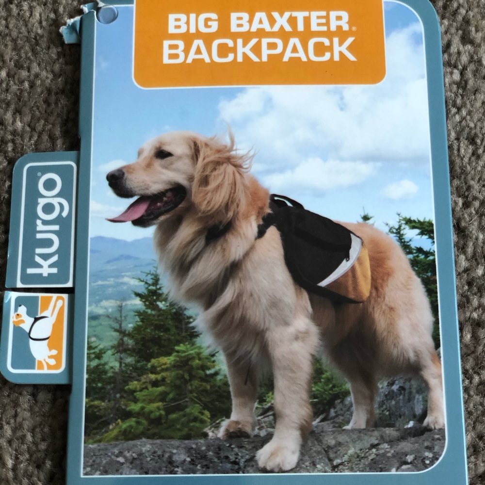 Big Baxter Dog back pack 50-110 lb 7.5 liter